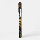 Art Deco Retro Sci-Fi iPhone 16 Pro Max Case iPhoneケース (左側面)