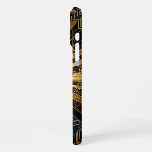Art Deco Retro Sci-Fi iPhone 16 Pro Max Case  iPhoneケース (左側面)