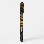 Art Deco Retro Sci-Fi iPhone 16 Pro Max Case iPhoneケース (右側面)