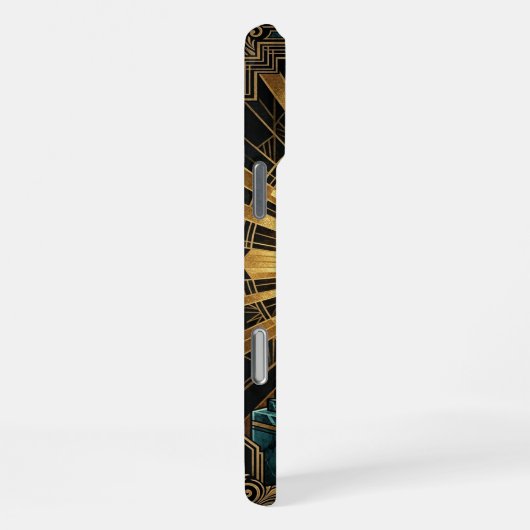 Art Deco Retro Sci-Fi iPhone 16 Pro Max Case  iPhoneケース (右側面)