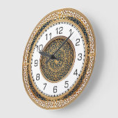 Art Deco Round Wall ラージ壁時計 (傾斜)