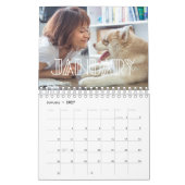 Art deco script family photo 20233 カレンダー (1月 2027)