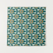 Art deco seamless abstract floral pattern. Decor e タペストリー (正面(横))