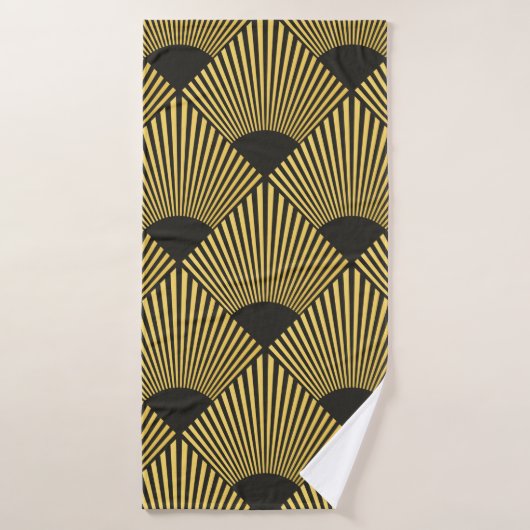 Art Deco seamless pattern バスタオル (バスタオル)