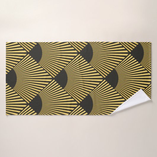 Art Deco seamless pattern バスタオル (バスタオル)