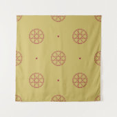 Art deco seamless pattern background. abstract, ar タペストリー (正面(横))