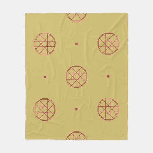 Art deco seamless pattern background. abstract, ar フリースブランケット (正面)
