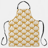 Art Deco Seamless Pattern. Geometric Floral decora エプロン (正面)