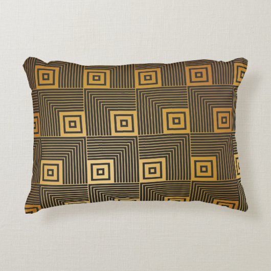 Art Deco seamless vintage wallpaper pattern アクセントクッション (正面)
