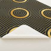 Art Deco seamless vintage wallpaper pattern シェルパブランケット (3/4)