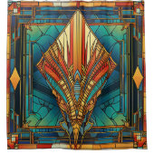 Art Deco Shower Curtain シャワーカーテン (正面)
