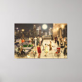 Art Déco Skyline キャンバスプリント (正面)