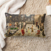 Art Déco Skyline ランバークッション (ブランケット)