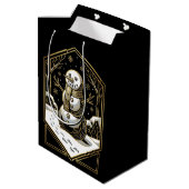 Art Deco Snowman Gift Bag ミディアムペーパーバッグ (裏面アングル)