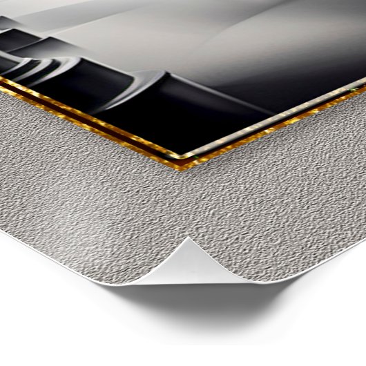 Art Deco Streamlined Style Train Poster. ポスター (コーナー)