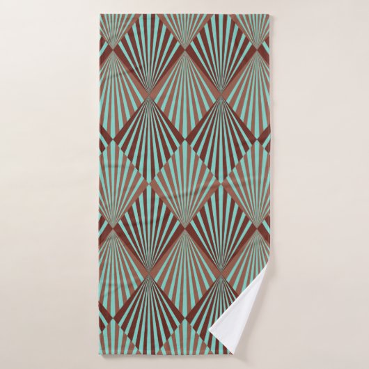 Art Deco style seamless pattern texture バスタオル (バスタオル)