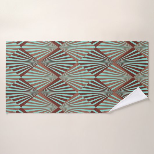 Art Deco style seamless pattern texture バスタオル (バスタオル)