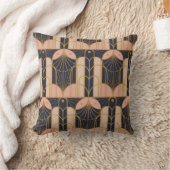 Art Deco style Throw Pillow クッション (ブランケット)