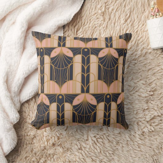Art Deco style Throw Pillow クッション (ブランケット)