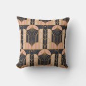 Art Deco style Throw Pillow クッション (正面)