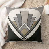Art Deco Throw Pillow クッション (ブランケット)