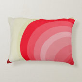 Art Deco throw pillow in red and gold. アクセントクッション (裏面)