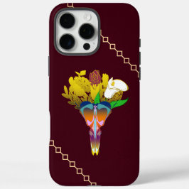 Art Deco Vase with Golden Flowers iPhone 16 Pro Maxケース