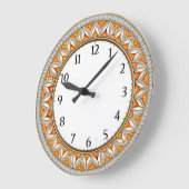 Art Deco Wall ラージ壁時計 (傾斜)