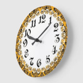 Art Deco Wall ラージ壁時計 (傾斜)