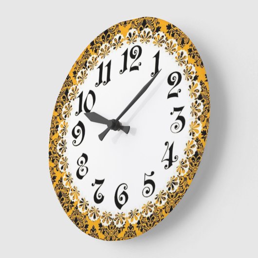 Art Deco Wall ラージ壁時計 (傾斜)