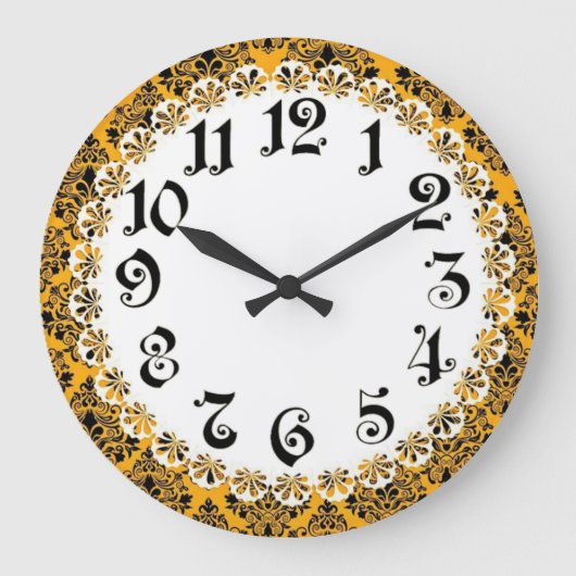 Art Deco Wall ラージ壁時計 (正面)