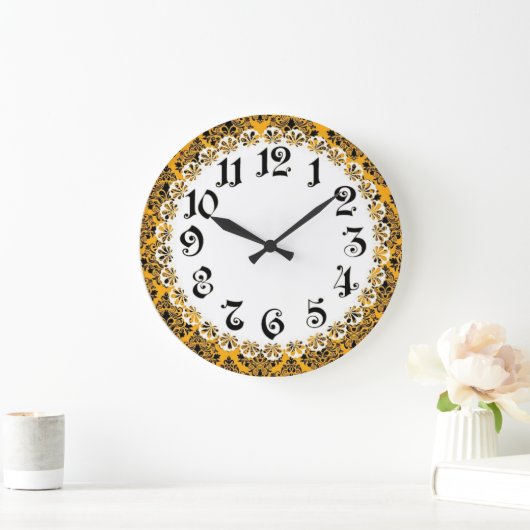 Art Deco Wall ラージ壁時計 (ホーム)