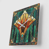 Art Deco Wall Clock スクエア壁時計 (傾斜)