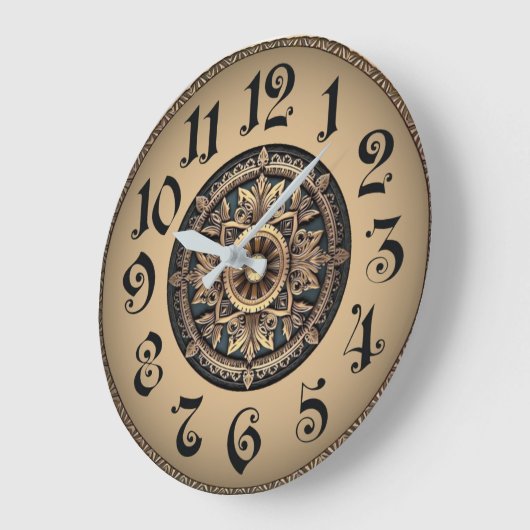 Art Deco Wall Clock ラージ壁時計 (傾斜)