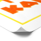 Art Deco Woman with Umbrella ポスター (角)