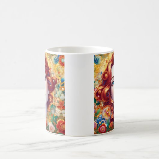 Art design Mug コーヒーマグカップ (中央)