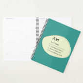 Art Dictionary Style Planner Notebook プランナー手帳 (ディスプレー)