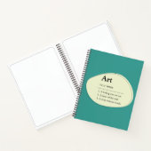 Art Dictionary Style Sketchbook Notebook ノートブック (内部)