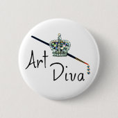 「Art Diva」ボタン 缶バッジ (正面)