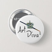「Art Diva」ボタン 缶バッジ (正面&裏面)