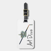 "Art Diva"ラゲージタグ ラゲッジタグ (正面縦)
