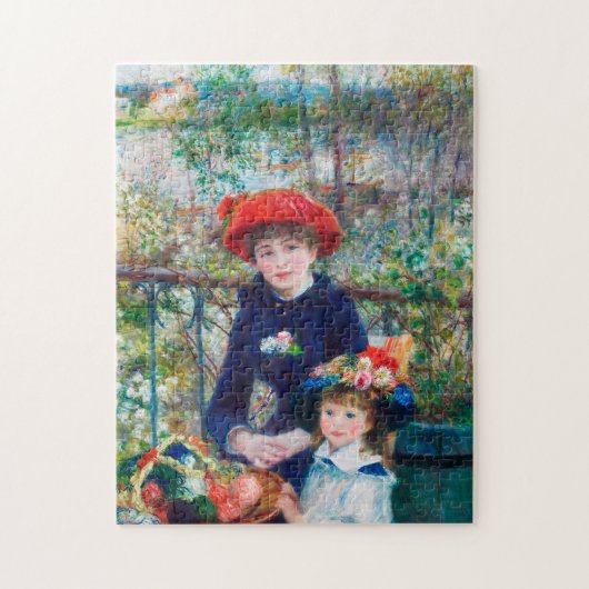 Art Enthusiasts Gift  Two Sisters Renoir Painting ジグソーパズル (縦)
