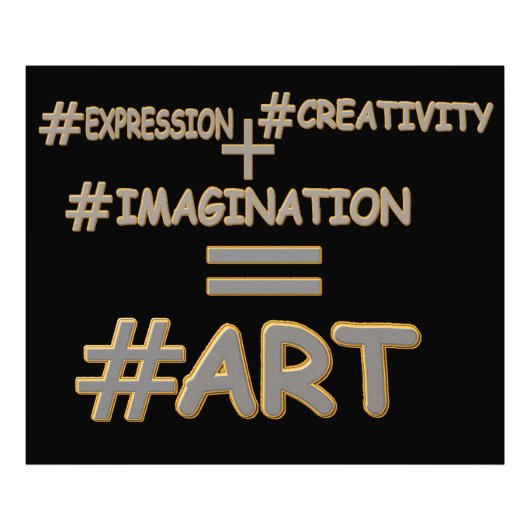 "ART EQUATION"かわいい表現デザイン。買今 フォトプリント (正面)