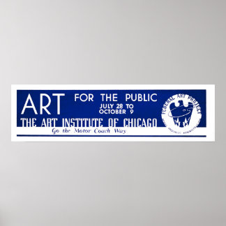 Art for the Public - WPA Poster - ポスター