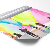 Art Gallery | Modern Contemporary Watercolor ポスター (角)