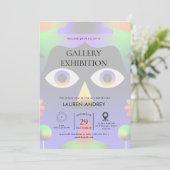 Art gallery opening 招待状 (スタンド正面)