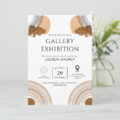 Art gallery opening 招待状 (スタンド正面)