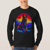Art German Shepherd Dog Tシャツ (正面)