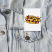 art graffiti hand drawing 缶バッジ (インサイチュ)