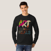 Art Heals Hobby Paint Artist Portrait Painting Pai Tシャツ (正面フル)